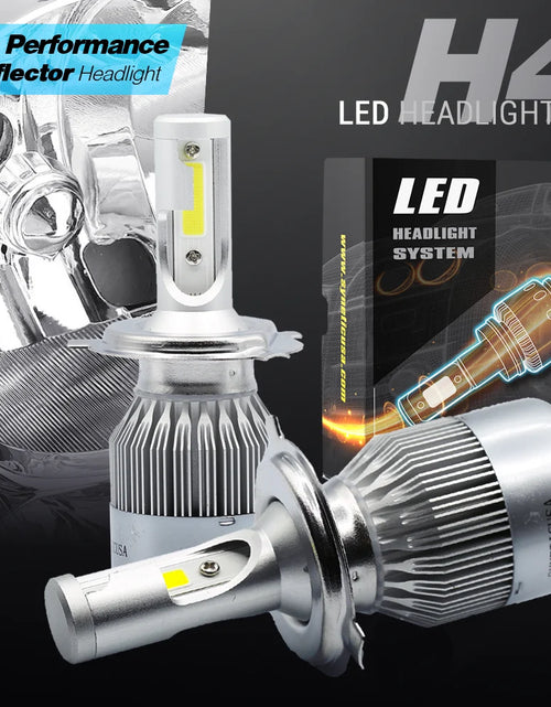 Load image into Gallery viewer, H4 All in One 100W 10000LM CREE LED Headlight DRL Kit/High/Low Beam/Fog Lamp Kit Light Bulbs White (H4, White)
