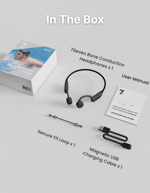 Load image into Gallery viewer, 7Seven Bone Conduction Swimming Headphones
