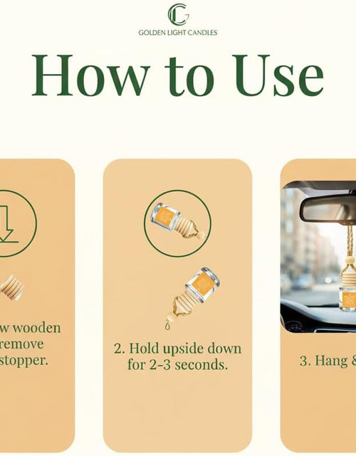 Load image into Gallery viewer, Car Air Freshener Hanging Diffuser 2 Pack – Pistachio &amp; Salted Caramel Scent, 45+ Days Long Lasting Essential Oil Fresheners, Made in USA, Cute Car Diffuser for Women
