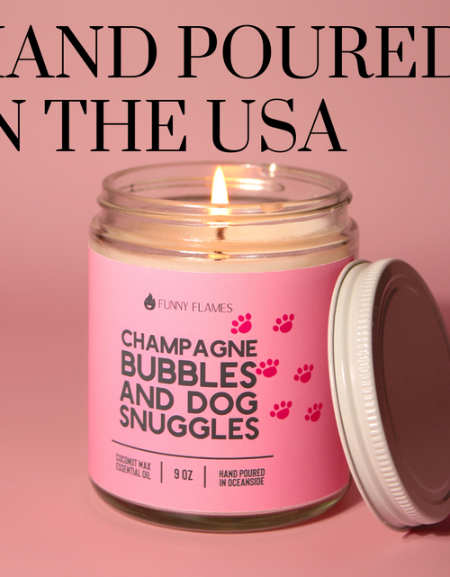 Load image into Gallery viewer, Champagne Bubbles And Dog Snuggles
