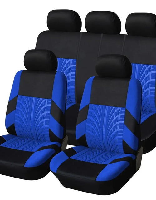 Load image into Gallery viewer, Car Seat Covers Full Set Front Split Rear Bench for Car Universal Cloth SUV Sedan Van Automotive Interior Covers
