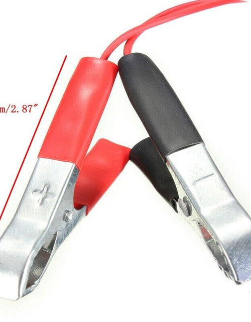 Load image into Gallery viewer, 2PCS Car Battery Alligator Clamp Clip Cigarette Lighter Power Adapter Socket 12V
