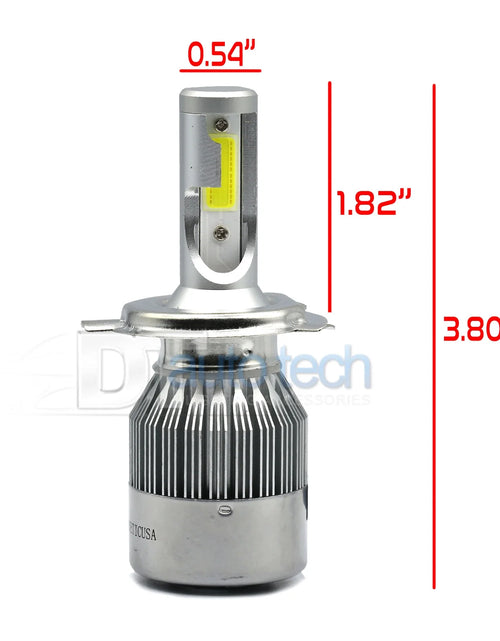 Load image into Gallery viewer, H4 All in One 100W 10000LM CREE LED Headlight DRL Kit/High/Low Beam/Fog Lamp Kit Light Bulbs White (H4, White)
