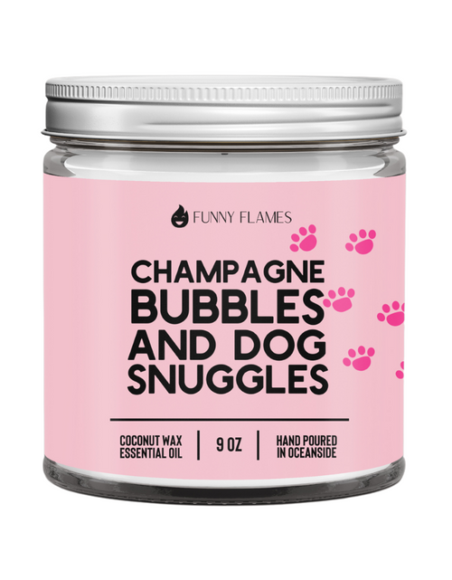 Load image into Gallery viewer, Champagne Bubbles And Dog Snuggles
