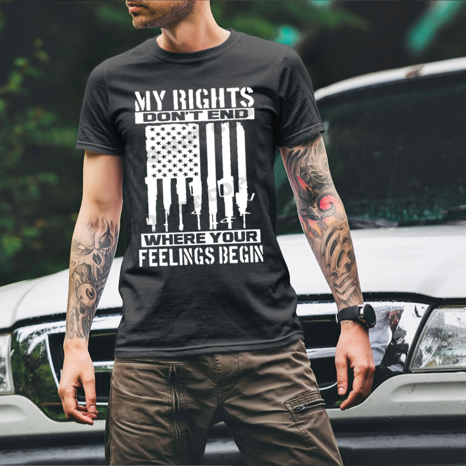 My Rights Don't End Where Your Feelings Begin - 10 Style Options