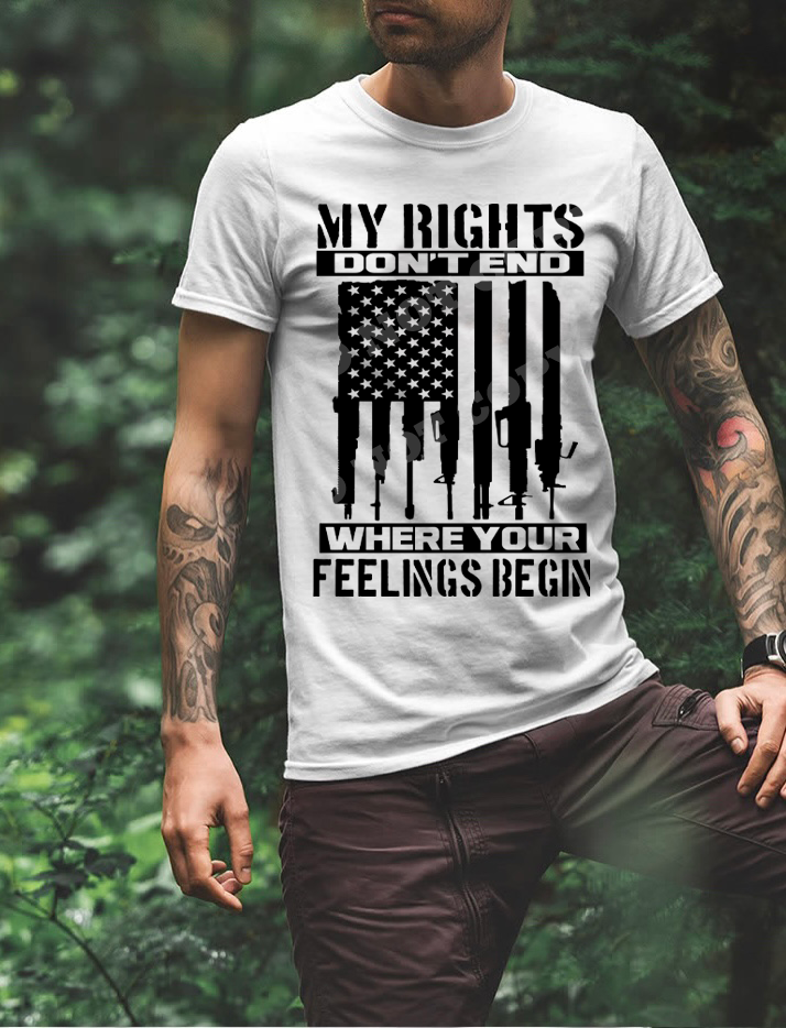 My Rights Don't End Where Your Feelings Begin - 10 Style Options