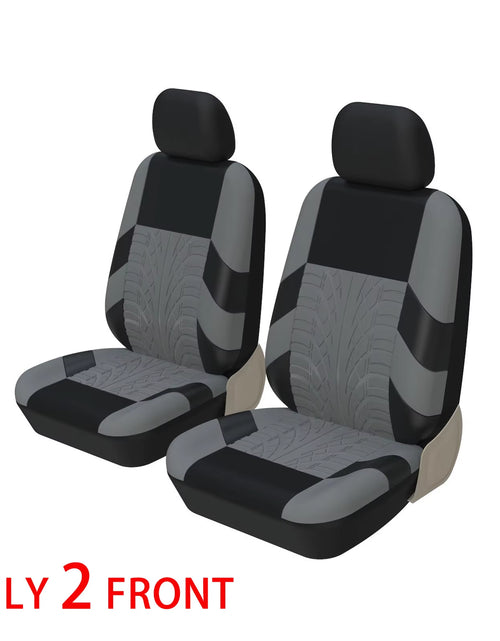 Load image into Gallery viewer, Car Seat Covers Full Set Front Split Rear Bench for Car Universal Cloth SUV Sedan Van Automotive Interior Covers
