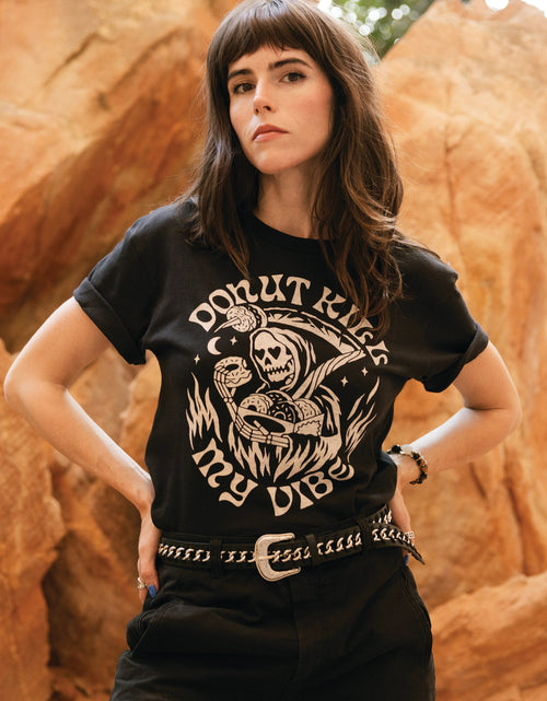 Load image into Gallery viewer, Donut Kill My Vibe Tee

