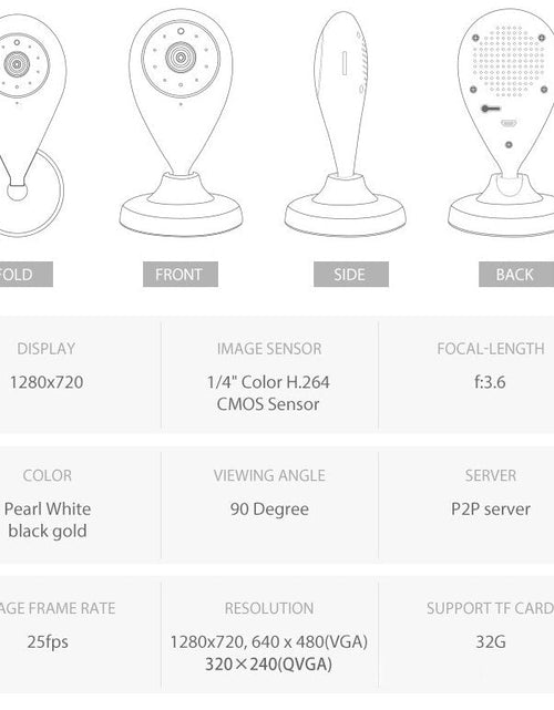 Load image into Gallery viewer, 1080P HD Wireless Mini Security WiFi Camera
