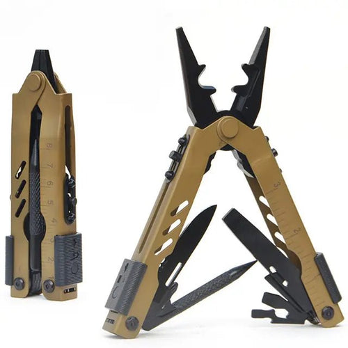 Load image into Gallery viewer, Multitool Multifunctional Stainless steel Pliers For Camping, Hiking and everyday Use
